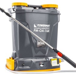 Akumulátorový batohový postrekovač 16l, 12V/8Ah POWERMAT