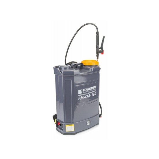 Akumulátorový batohový postrekovač 16l, 12V/8Ah POWERMAT