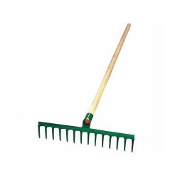 Hrábě železné 14-hroté / násada 1.6m