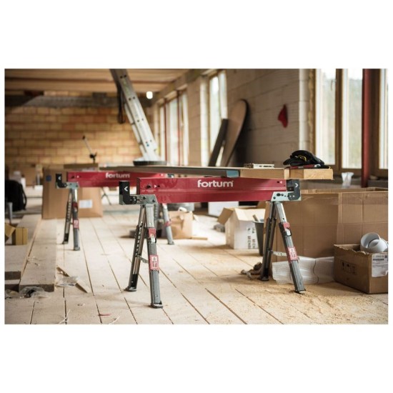 Skladací pílový kôň 1 kus, nosnosť 590kg, výška 61,5-82cm FORTUM