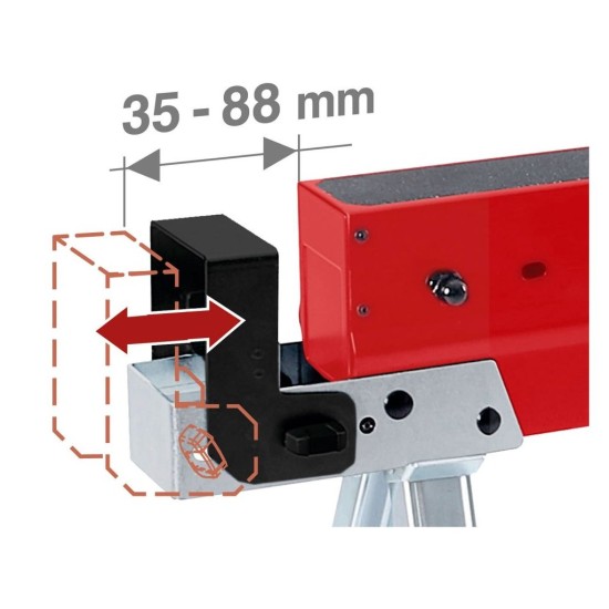 Skladací pílový kôň 1 kus, nosnosť 590kg, výška 61,5-82cm FORTUM