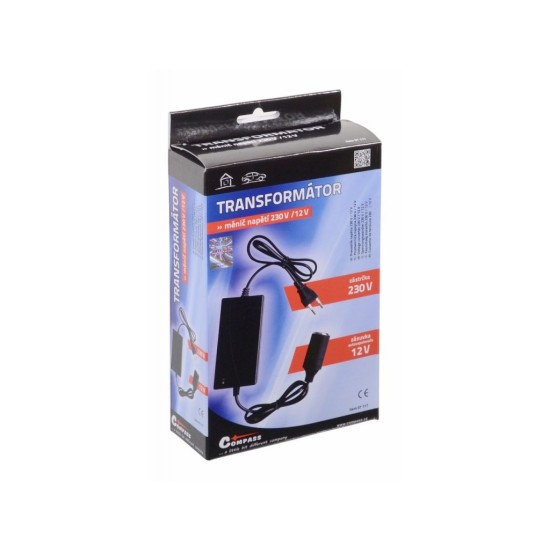 Transformátor 230/12V 5A COMPASS