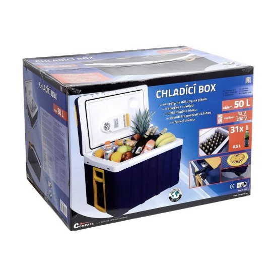 Chladiaci box 50l 230V/12V mobilný COMPASS