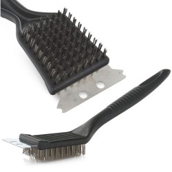 GEKO kefa so škrabkou na čistenie grilov