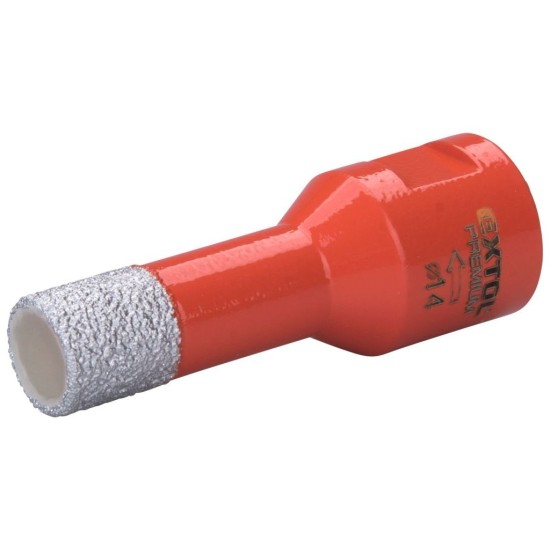 Diamantová dierovka, Ø 14 mm, závit M14 EXTOL PREMIUM Diamantová dierovka, Ø 14 mm, závit M14 EXTOL PREMIUM