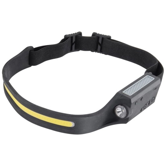 Čelovka 350lm, USB nabíjanie, s IR senzorom, COB, XPE LED EXTOL SVETLO Čelovka 350lm, USB nabíjanie, s IR senzorom, COB, XPE LED EXTOL SVETLO