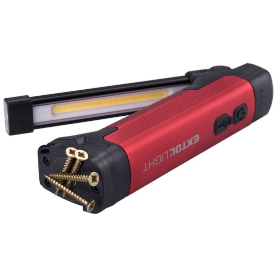 Pracovné svetlo, multifunkčné, 400lm, USB nabíjanie EXTOL LIGHT Pracovné svetlo, multifunkčné, 400lm, USB nabíjanie EXTOL LIGHT
