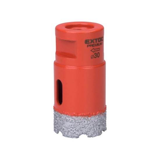 Diamantová dierovka, Ø 30 mm, závit M14 EXTOL PREMIUM Diamantová dierovka, Ø 30 mm, závit M14 EXTOL PREMIUM