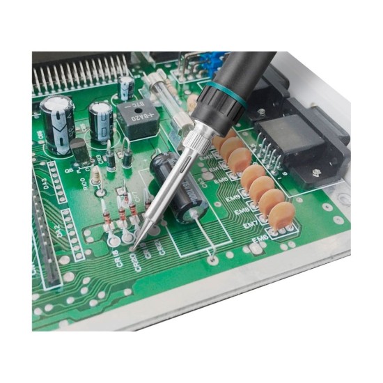 Hrotová spájkovačka s digitálnou reguláciou a kalibráciou, 70W EXTOL INDUSTRIAL