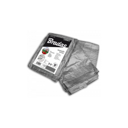 Plachta, vystužená 3x5m, 120g/m² STRIEBORNÁ