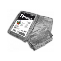Plachta, vystužená 4x5m, 120g/m² STRIEBORNÁ