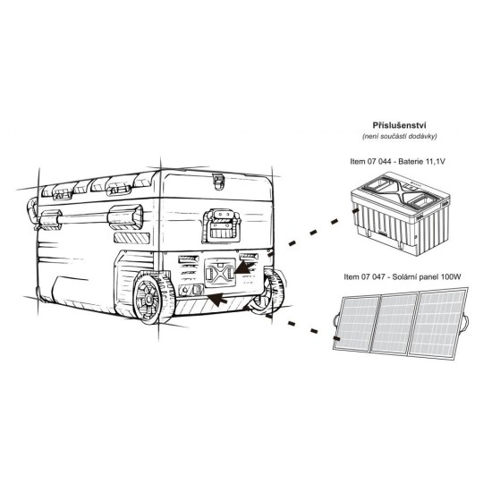 Chladící box ICE BOX DUO kompresor 75l 230/24/12V -20°C APP ALPICOOL Chladící box ICE BOX DUO kompresor 75l 230/24/12V -20°C APP ALPICOOL