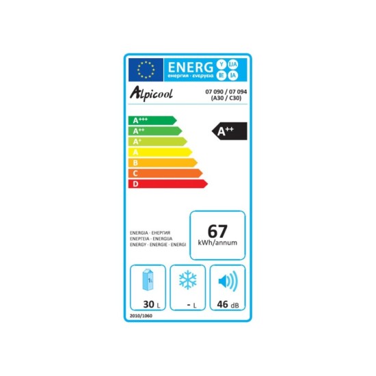 Chladící box kompresor 30l 230/24/12V -20°C BLUE ALPICOOL Chladící box kompresor 30l 230/24/12V -20°C BLUE ALPICOOL