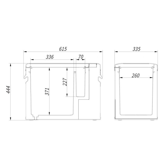 Chladící box SILVER FROST kompresor 35l 230/24/12V -20°C APP ALPICOOL