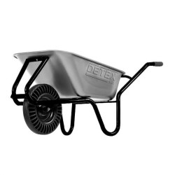 Kolečko Detex D2, pozink, kolo bantam 400-8, 85l, nosnost 180kg, kuličkové ložisko