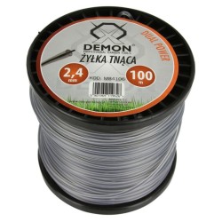 Vystužená šnúrka, okrúhly profil, 100m, 2.4mm DEMON