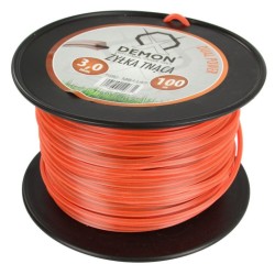 Vystužená šnúrka, štvorcový profil, 100m, 3mm DEMON Vystužená šnúrka, štvorcový profil, 100m, 3mm DEMON