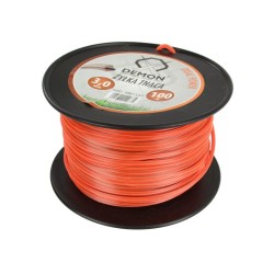 Vystužená šnúrka, štvorcový profil, 100m, 3mm DEMON