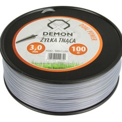 Vystužená struna, okrúhly profil, 100m, 3mm DEMON Vystužená struna, okrúhly profil, 100m, 3mm DEMON