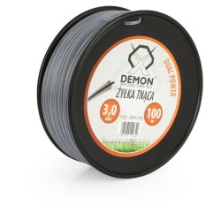 Vystužená struna, okrúhly profil, 100m, 3mm DEMON Vystužená struna, okrúhly profil, 100m, 3mm DEMON