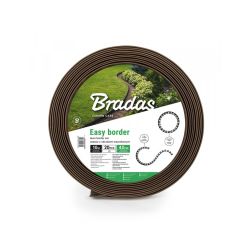 Okraj kvetinového záhonu, hnedý 10m x 40mm EASY BORDER BRADAS Okraj kvetinového záhonu, hnedý 10m x 40mm EASY BORDER BRADAS