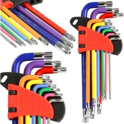 L-kľúče TORX, sada 9ks, T10-T50, 125mm BJC L-kľúče TORX, sada 9ks, T10-T50, 125mm BJC