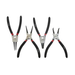 Seegerove kliešte 160mm/6", sada 4ks GEKO Seegerove kliešte 160mm/6", sada 4ks GEKO