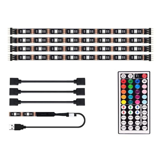 LED RGB TV Podsvietenie 4x50cm LED RGB TV Podsvietenie 4x50cm