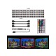 LED RGB TV Podsvietenie 4x50cm LED RGB TV Podsvietenie 4x50cm