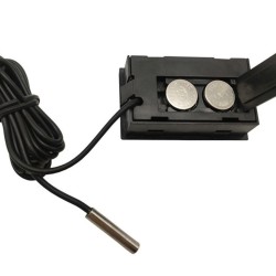 Digitálny teplomer, so sondou, čierny XLINE