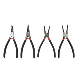 Seegerove kliešte 230mm/10", sada 4ks GEKO Seegerove kliešte 230mm/10", sada 4ks GEKO