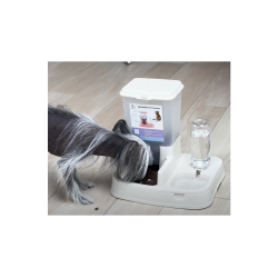 Automatický dávkovač krmiva a vody 2 v 1 pre domáce zvieratá