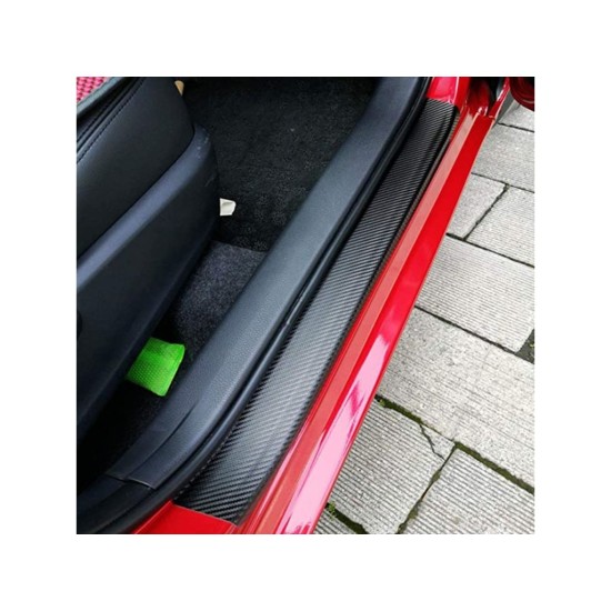 Samolepiaca ochranná lišta na prahy dverí automobilov, 4ks Samolepiaca ochranná lišta na prahy dverí automobilov, 4ks