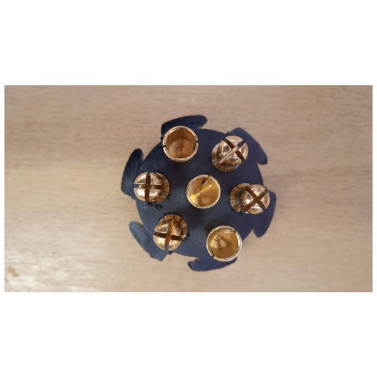 Zástrčka ťažného zariadenia 7 stĺp, 12V, hliník Zástrčka ťažného zariadenia 7 stĺp, 12V, hliník