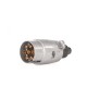 Zástrčka ťažného zariadenia 7 stĺp, 12V, hliník Zástrčka ťažného zariadenia 7 stĺp, 12V, hliník