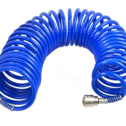 Kompresorová špirálová hadica 15m 6,5x10mm PU GEKO