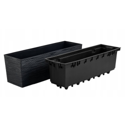 Kvetináč 39cm, antracitový FURU CASE