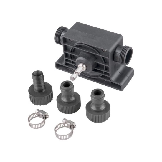 Vŕtacie čerpadlo pre 1/2" hadicu, čerpadlo. Výkon až 18l/min, rýchlosť max. 3000 ot./min EXTOL PREMIUM Vŕtacie čerpadlo pre 1/2" hadicu, čerpadlo. Výkon až 18l/min, rýchlosť max. 3000 ot./min EXTOL PREMIUM