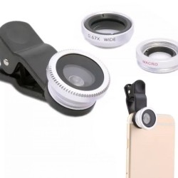 Sada 3 prídavných šošoviek pre mobilný telefón, tablet