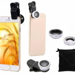 Sada 3 prídavných šošoviek pre mobilný telefón, tablet