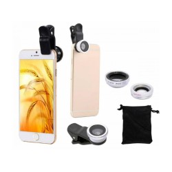 Sada 3 prídavných šošoviek pre mobilný telefón, tablet