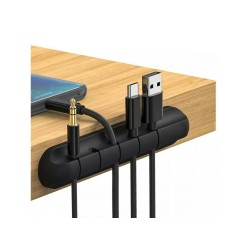 Organizér káblov čierny Organizér káblov čierny