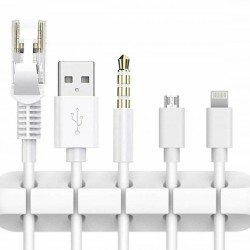 Organizér káblov biely Organizér káblov biely