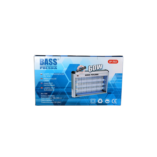 Lapač hmyzu, insekticídna UV lampa 60W BASS Lapač hmyzu, insekticídna UV lampa 60W BASS