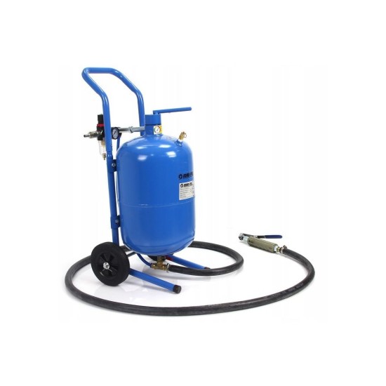 Mobilná tryskacia jednotka, pieskovač 19l RIPPER Mobilná tryskacia jednotka, pieskovač 19l RIPPER