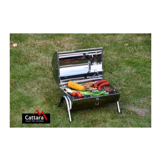 Gril na drevené uhlie DOUBLE 2x38cm travel CATTARA Gril na drevené uhlie DOUBLE 2x38cm travel CATTARA
