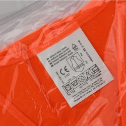 Výstražná vesta oranžová detský EN1150 COMPASS