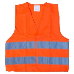 Výstražná vesta oranžová detský EN1150 COMPASS