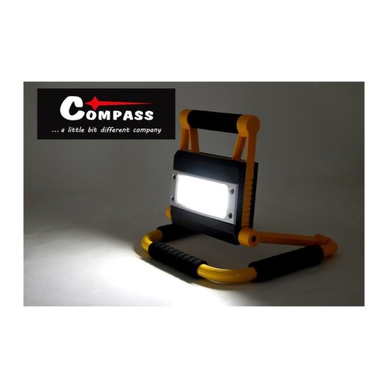 COB 20W dobíjacia baterka s powerbankou COMPASS