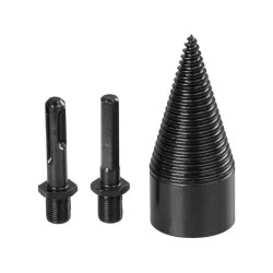 Štiepací hrot - drevený kužeľ 42mm, 2x adaptér Štiepací hrot - drevený kužeľ 42mm, 2x adaptér